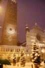 nevicata a Cremona - Piazza Duomo