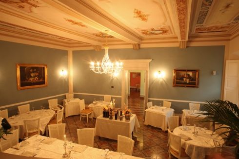 sala del Ristorante Palazzo Quaranta a Isola Dovarese