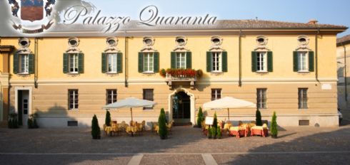 esterno del Ristorante Palazzo Quaranta a Isola Dovarese