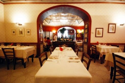 sala dell'Osteria La Sosta a Cremona