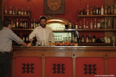 interno della Trattoria Cerri