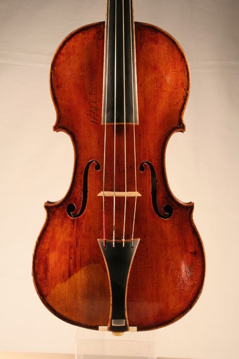 violino barocco originale dopo il restauro