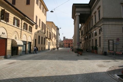 Corso Vittorio Emanuele con Teatro Ponchielli - Cremona